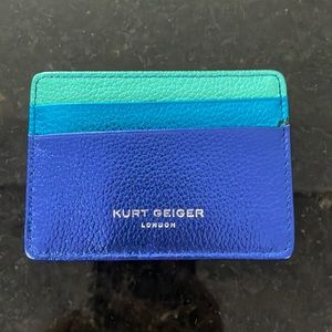 NWT Kurt Geiger Metallic Cardholder